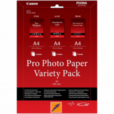 Canon PVP-201 PRO, A4 fotopapír Variety Pack