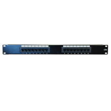 DATACOM Patch panel 16p.,UTP, Cat5e,1U,19