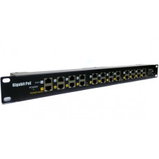 POE Gigabitový Patch panel Cat5 19