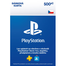 ESD CZ - PlayStation Store el. peněženka - 500 Kč