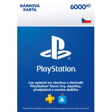 ESD CZ - PlayStation Store el. peněženka - 6000 Kč
