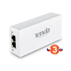 Tenda POE30G-AT Gigabit Power Injector AF • AT 30W, 802.3af, 802.3at, 2x GLAN 10 • 100 • 1000 Mb • s, PoE+