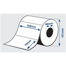 Premium Matte Label -Die Cut102mm x76mm,440 labels
