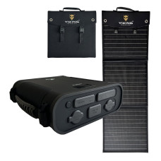 Set powerbanka Viking VIDAR IV a solární panel Viking L60 PD
