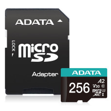 ADATA V30S • micro SDXC • 256GB • UHS-I U3  •  Class 10 • + Adaptér