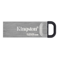 Kingston DataTraveler Kyson • 128GB • USB 3.2 • USB-A • Stříbrná