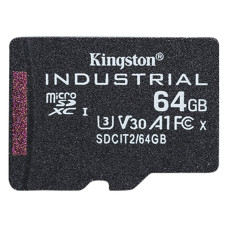 Kingston Industrial • micro SDHC • 64GB • UHS-I U3  •  Class 10