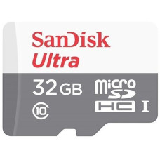 SanDisk Ultra • micro SDHC • 32GB • UHS-I U1  •  Class 10