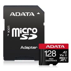 Adata High Endurance • Micro SD • 128GB • UHS-I U3  •  Class 10 • + Adaptér