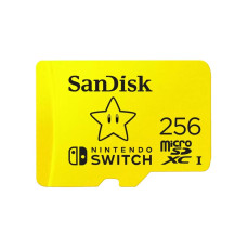 SanDisk Nintendo Switch • micro SDXC • 256GB • UHS-I U3  •  Class 10
