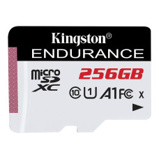 Kingston Endurance • micro SDXC • 256GB • UHS-I U1  •  Class 10