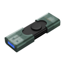 DataTraveler Duo G2 • 128GB • USB 3.2 • USB-A + USB-C • Zelená