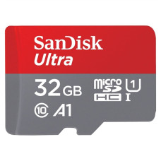 SanDisk Ultra • micro SDHC • 32GB • UHS-I U1  •  Class 10 • + Adaptér