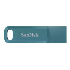 SanDisk Ultra Dual Drive Go • 64GB • USB 3.2 • USB-A + USB-C • Modrá