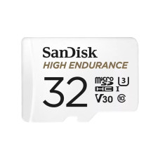 SanDisk High Endurance • micro SDHC • 32GB • UHS-I U3  •  Class 10 • + Adaptér