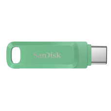 SanDisk Ultra Dual Drive Go • 64GB • USB 3.2 • USB-A + USB-C • Zelená