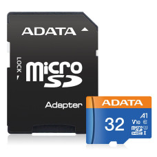 Adata • micro SDHC • 32GB • UHS-I U1  •  Class 10 • + Adaptér
