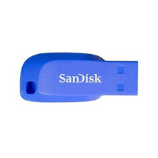 SanDisk Cruzer Blade • 16GB • USB 2.0 • USB-A • Modrá
