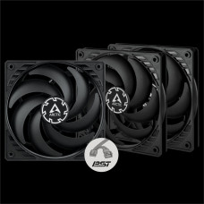 ARCTIC P12 Slim PWM PST – 120mm Pressure optimized case fan | Slim profile | PWM controlled speed wi