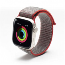 ZAGG GEAR4 spor. řemínek Apple Watch 45/44/42mm červená