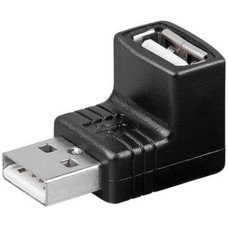 PremiumCord USB redukce A-A, Male/Female 90°