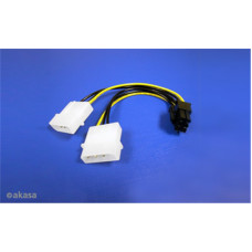 AKASA - 4-pin Molex na 6-pin ATX PCIex adaptér