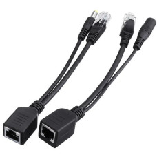 PoE pasivní - sada kabelů (injector a splitter)