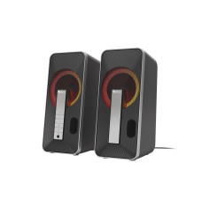 Genesis herní reproduktory HELIUM 100 • RGB • Stereo • 10W • Černá-stříbrná