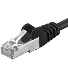 Premiumcord Patch kabel CAT6a S-FTP, RJ45-RJ45, AWG 26/7 10m, černá