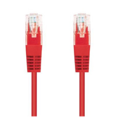 Kabel C-TECH patchcord Cat5e, UTP, červený, 2m