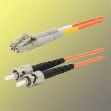Optický patchkabel duplexní, LC-ST 9/125um SM, 7m, OS2