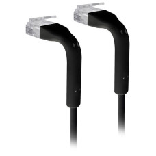 Ubiquiti U-Cable-PATCH-RJ45-BK, Ethernet Patch Kabel, 0,1m (0,22m s konektory), Cat6, černý