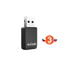 Tenda U9 WiFi AC650 USB Adapter, 633 Mb • s (433 + 200 Mb • s), 802.11 ac • a • b • g • n, OS Win XP • 7 • 8 • 10 • 11