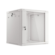 Nástěnný rack 19' 12U 600X600mm šedý flat pack