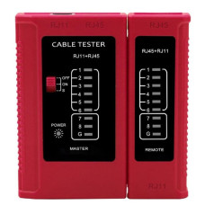 W-Star Tester RJ 45 WS468RD RJ45 RJ11 STP Cat5e Cat7 červená