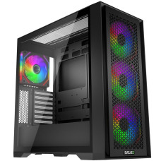 EVOLVEO Rhino, eATX • ATX • 4x ARGB • bočnice sklo • mesh