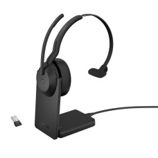 Jabra Evolve2 55 • Mono • ANC • USB • BT-USB • Bezdrát • MS • Stand • Černá