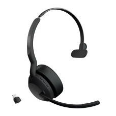 Jabra Evolve2 55 • Mono • ANC • USB-C • BT-USB • Bezdrát • MS • Černá