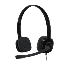 Logitech H151 • Stereo • Jack • Drát • Černá