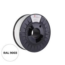 Tisková struna (filament) C-TECH PREMIUM LINE, ABS, dopravní bílá, RAL9003, 1,75mm, 1kg