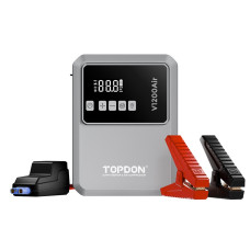 TOPDON Car Jump Starter JumpSurge V1200air • 10000mAh • 1200A • 6,0l benzín • 4,5l nafta