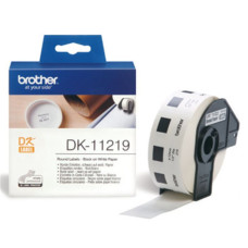 DK-11219 (papírové / kulaté, průměr 12 mm -1200ks)