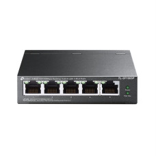 TP-Link TL-SF1005P 5x10/100 (4xPOE) 67W Desktop Steel CCTV Switch