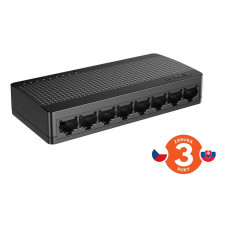 Tenda SG108M -  8x Gigabit Desktop Ethernet Mini  Switch, rychlosti 10 • 100 • 1000 Mb • s, 16Gb • s