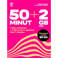 T-Mobile SIM Twist 50 MINUT + 2GB