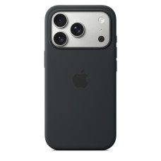 iPhone 17 Pro Silicone Case with MS – Black