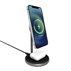 Epico 2in1 Magnetic Wireless Charger - černá