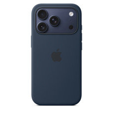 iPhone 17 Pro Silicone Case with MS – Midnight