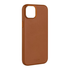 FIXED MagLeather kožený kryt iPhone 15, hnědý