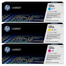 HP 131A trojbalení - azurová, purpurová, žlutá